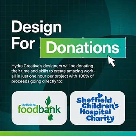 Hydra Insight - Design for Donations Day returns supporting 2 fantastic charities