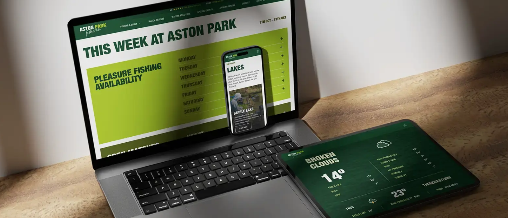 Digital Revamp | Aston Park Fisheries | Hydra Creative Digital Revamp | Aston Park Fisheries | Hydra Creative