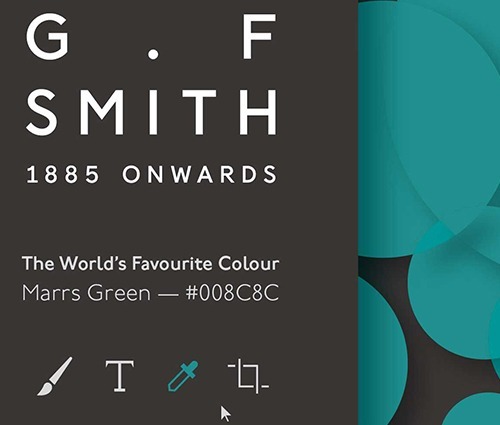 The World's Favourite Colour banner